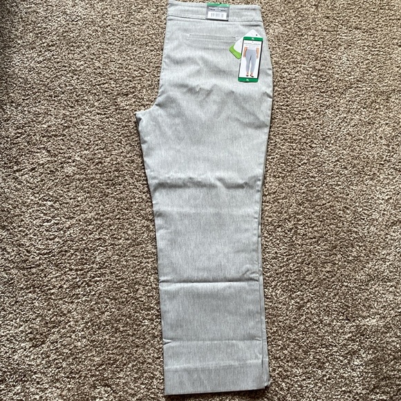 HILARY RADLEY GRAY MID RISE BUILT-IN TUMMY CONTROL PANEL SLIM LEG PANT 🌟NWT🌟 - Picture 4 of 15